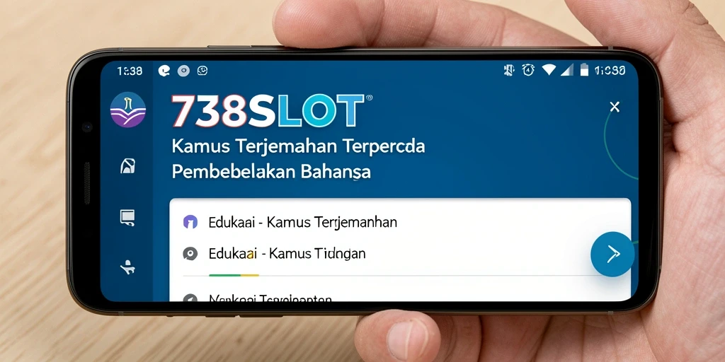 Antarmuka pengguna 738SLOT yang sederhana dan fungsi terjemahan yang efektif.