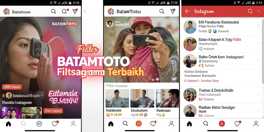 Screenshot utama BATAMTOTO menunjukkan antarmuka filter Instagram yang menarik dan fungsional.