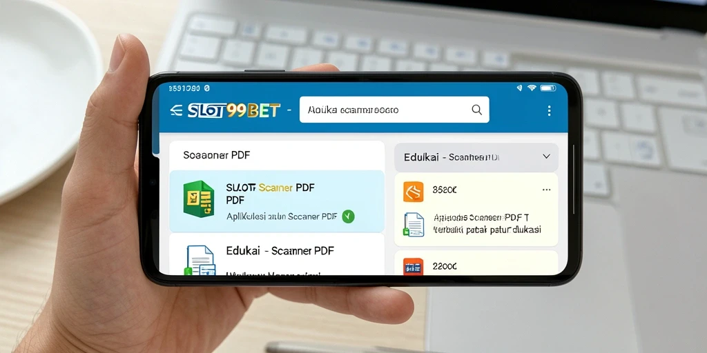 Antarmuka aplikasi SLOT99BET untuk pemindaian PDF yang efisien.