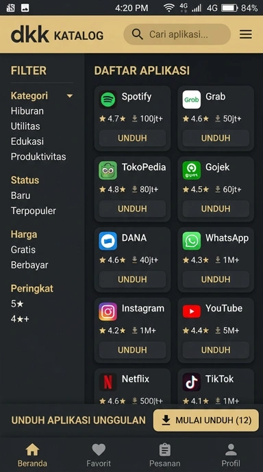 Aplikasi Populer dan Kanal Uji Terbaik di dkk—Unduh Sekarang!