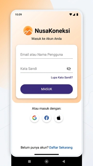 Masuk Akun dkk untuk Pengguna Android